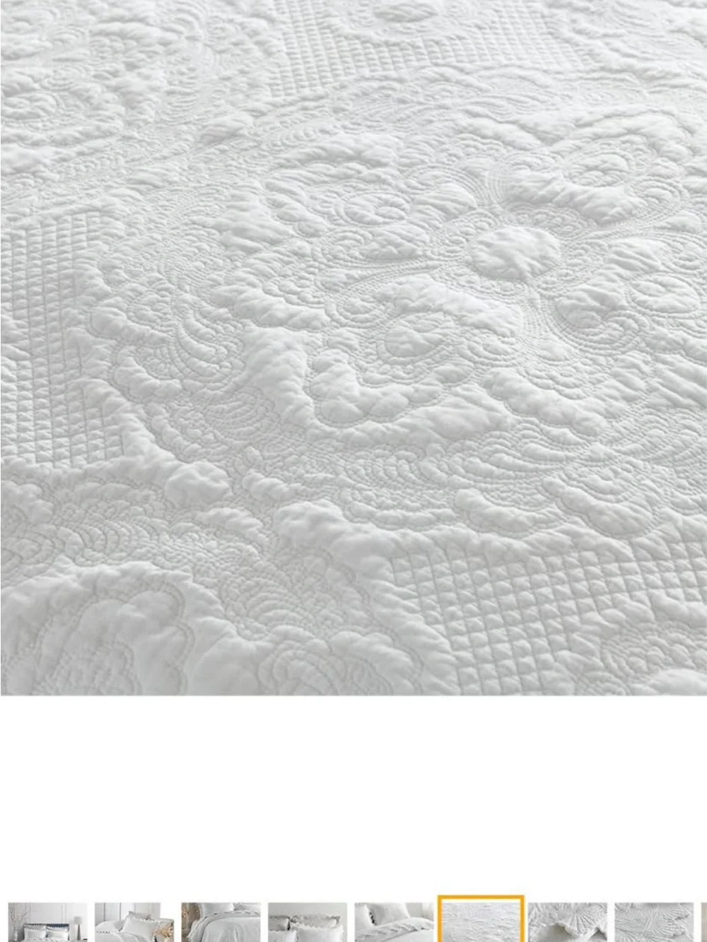 Cotton Quilt Bedding Set Reversible Coverlet, 3 Pieces